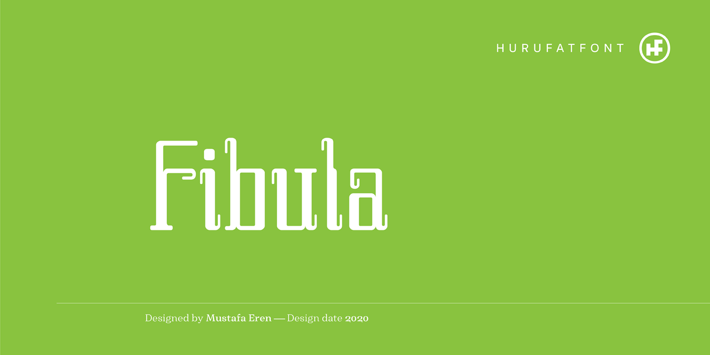 Fibula Font preview